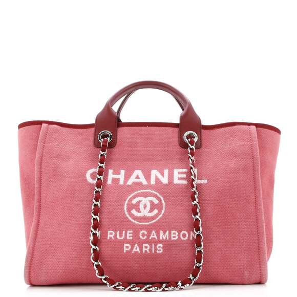 Chanel Handbags - Chanel Deauville Tote Canvas Medium #211530C29B
